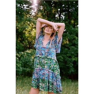 Anthropologie Robin Tiered Floral Dress Size Small- As seen on Nuuly!
